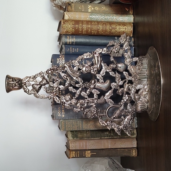 Godinger Silver Christmas Tree Candle Holder - Picture 1 of 16